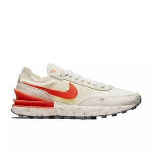 Women’s Nike Waffle One Crater SE Pale Ivory and Orange